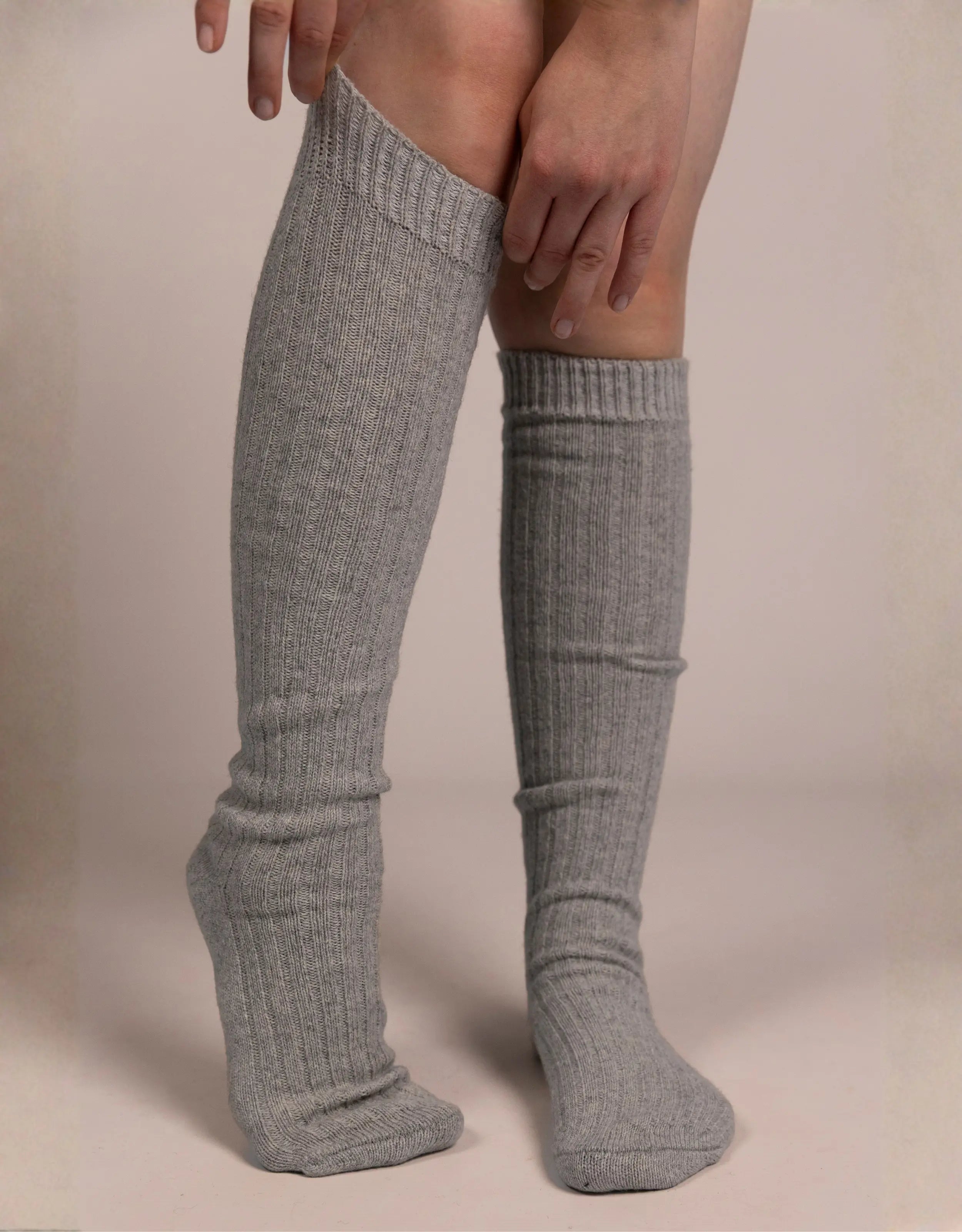 Knee-High Alpaca Socks by AMO & Oak | Thick | Women's AMO & Oak